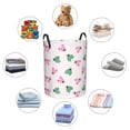 thumbnail image 4 of Honeii Flower on ladybirds Print Laundry Hamper Basket,Baby Nursery Woven Storage Basket for Toys Bin,Pillows,Blankets,Clothes-, 4 of 6