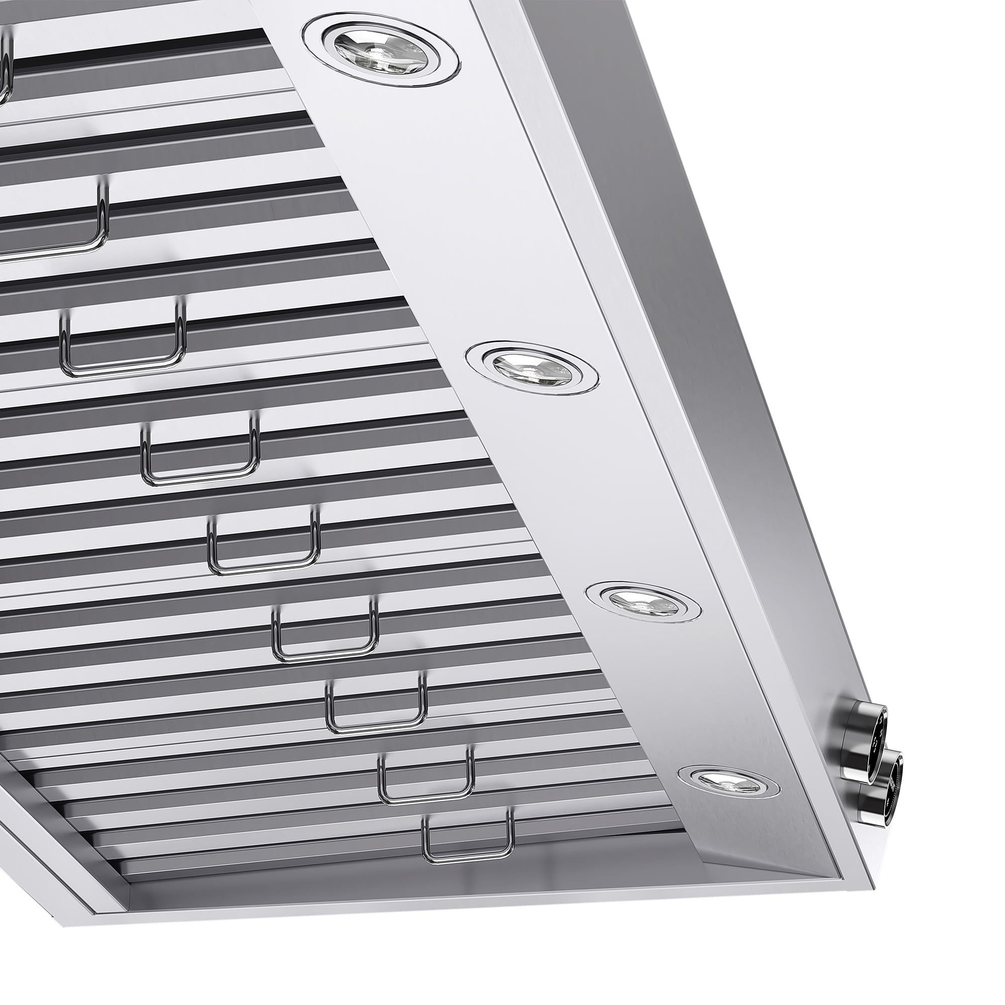 60 in. 900 CFM Ducted Wall Mount Range Hood in Stainless Steel