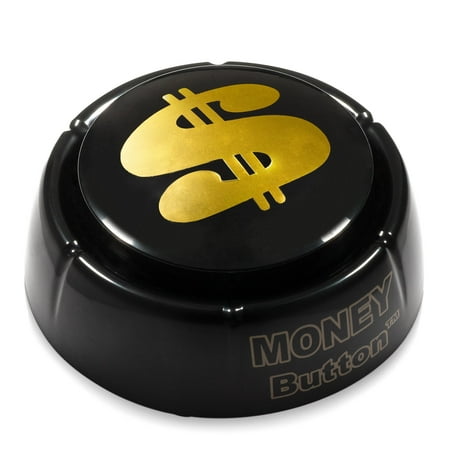 The Original Money Button - Audible Bling Desk Toy, Plays The Word "MONEY" 15 Different Ways, Entrepreneurial Gag Gift