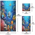 thumbnail image 3 of Coolnut Colorful Fish Reef Bath Towels Absorbent Bath Towels Set Soft Towel Set for Home Hotel Decor Gym Swim, 3 Piece Wash cloth, 3 of 7