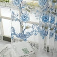 thumbnail image 6 of Drape Floral Tulle Voile Door Window Curtain Drape Panel Sheer Scarf Valances, 6 of 6
