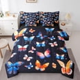 thumbnail image 1 of YST Rainbow Butterfly Bedding Set, Floral, 7-Piece, Nature, Comforter, Twin, 1 of 4