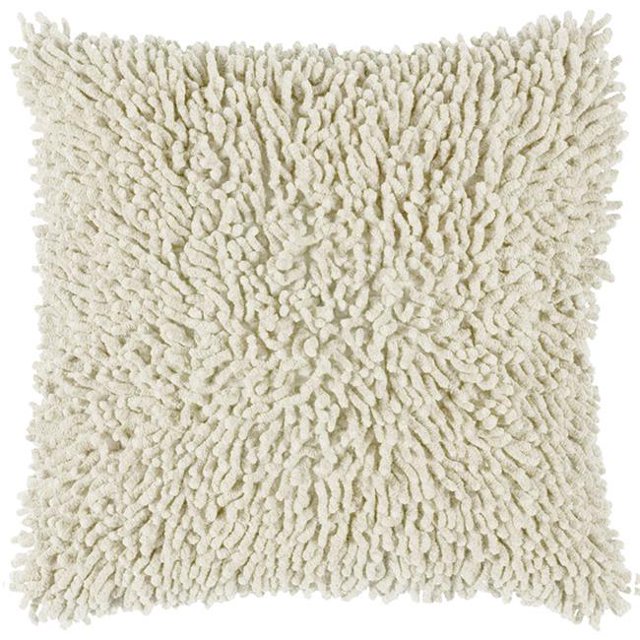 HomeRoots 403113 Ivory Boho Textured Modern Down Throw Pillow
