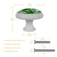 thumbnail image 5 of Saint Patrick's Day Fluorescent Drawer Pulls with Screws: Round 4-Pack, Glow-in-the-Dark Knobs for Cabinets, Wardrobes, and Dressers - Furniture Decor with Fluorescence Handles, Crystal Knobs, 5 of 6