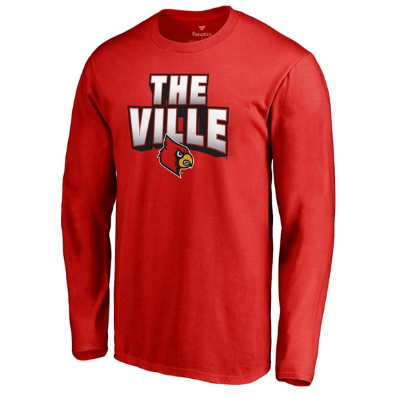 Men's Red Louisville Cardinals Hometown Collection Long Sleeve T-Shirt
