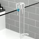 thumbnail image 4 of Ganchos de baño acrílicos Injueey para puerta de vidrio de ducha multifuncionales Naranja claro, 4 of 6