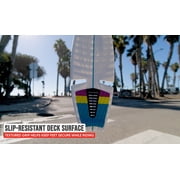 Razor RipSurf Caster Board - Multicolor, 76mm 360-Degree Pivoting Skateboard, for Child, Teen, Adult