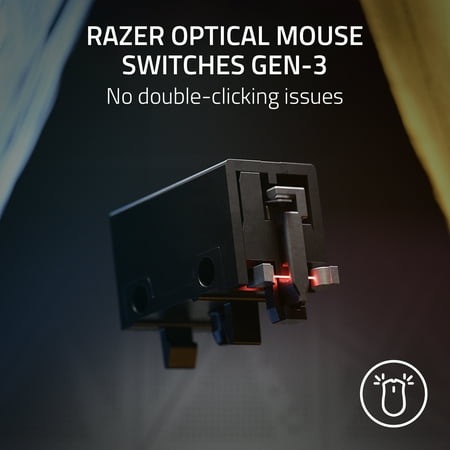 Razer - DeathAdder V3 Ultra-lightweight Ergonomic Esports Mouse - Black
