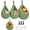 Green, variant on Boho Wall Hanging Fruit Baskets for Kitchen 3 Pack Woven Produce Holder with 6 Pcs Strong Hooks Vegetable Hanging Basket for Organizing Teardrop Home Wall Potato Onion Storage, Caramel