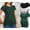 Black/deep green/gray(3 Pack), variant on Bearsland Women's Short Sleeve Maternity Tops Side Ruched Tunic T-Shirts Pregnancy Clothes 3-Pack
