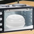 thumbnail image 4 of Microwave Steamer Oven Vegetable Steamer Kitchen Cooking Microwave Steamer, 4 of 6