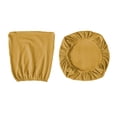 thumbnail image 2 of Stretch Jacquard Computer Chair Seat Covers, Removable Washable Desk Chair Seat Pad Protectors , Yellow Set, 2 of 8