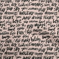 thumbnail image 1 of oneOone Georgette Viscose Peach Fabric Text Sewing Craft Projects Fabric Prints By Yard 42 Inch Wide-KP, 1 of 5