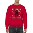thumbnail image 2 of Jingle Hells Krampus Design Men's Sweatshirt, 2 of 3