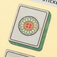 thumbnail image 4 of HONITANO Decorative Guitar Sticker Mahjong Pattern Self Adhesive for Fingerboard and Instrument, 4 of 8
