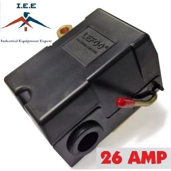PRESSURE SWITCH CONTROL AIR COMPRESSOR 140 - 175 1 PORT HEAVY DUTY 26 AMP