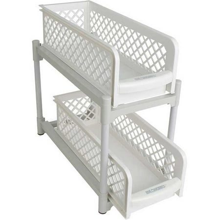 - Jobar Two Tier Under Sink Sliding Shelf
