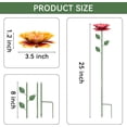thumbnail image 2 of Bee Watering Station, Butterfly Feeder, Metal Bee Water Feeder with Flower Design,Elegant Outdoor Rose Yard & Patio Garden Decor (4PCS), 2 of 7