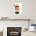 thumbnail image 2 of Stupell Industries Summer Beach Girl In Sun Hat Coastal Painting Unframed Art Print Wall Art, 2 of 6