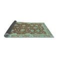 thumbnail image 2 of Ahgly Company Indoor Square Oriental Light Blue Traditional Area Rugs, 5' Square, 2 of 4