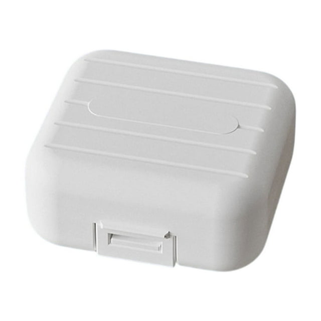 fheaev Daily Organizer 7 Compartments Portable Proof Small Case For Pocket Purse Travel Box Portable Vitamin Fish Oil Container