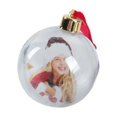 thumbnail image 1 of SGACAI Bola de adorno para fotos de Navidad, adorno de marco de fotos colgante de plástico transparente para Navidad, adornos para fotos familiares, decoración para árbol de Navidad, marcos de foto, 1 of 7
