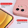 thumbnail image 3 of Funda compatible con iPhone 12, silicona suave a prueba de golpes con lente envolvente para iPhone 12, diseño de amor dorado ER, 3 of 5