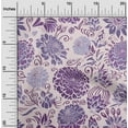 thumbnail image 2 of oneOone Velvet Purple Fabric Asian Chinese Flower Dress Material Fabric Print Fabric By The Yard 58 Inch Wide, 2 of 5
