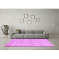 thumbnail image 3 of Ahgly Company Indoor Square Solid Purple Modern Area Rugs, 4' Square, 3 of 4