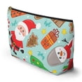thumbnail image 3 of Santa Claus Novelty Holiday Pouch Makeup Cosmetic Bag Christmas Gift Ideas, 3 of 6