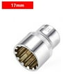 thumbnail image 1 of 12 Point Mirror Short Socket Head 3/8Inch Drive Torx Bit Ratchet Wrench Adapter, 1 of 8