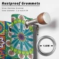 thumbnail image 2 of Outdoor Curtains for Patio Waterproof, Colorful Ethnic Outdoor Privacy Panels Grommet, National Modern Geometric Blue Green Blackout Outside Curtains for Porch/Cabana/Pergola/Gazebo 54"x95", 2 Panels, 2 of 8