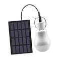 thumbnail image 2 of Lámpara colgante de panel con energía solar para acampar con bombilla LED shamjiam Luz de bombilla al aire libre, 2 of 9