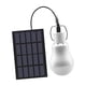 thumbnail image 2 of Lámpara colgante de panel con energía solar para acampar con bombilla LED shamjiam Luz de bombilla al aire libre, 2 of 9