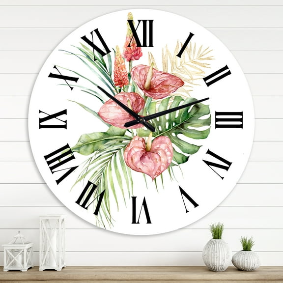 Designart 1 in Quartz Traditional Wall Clock