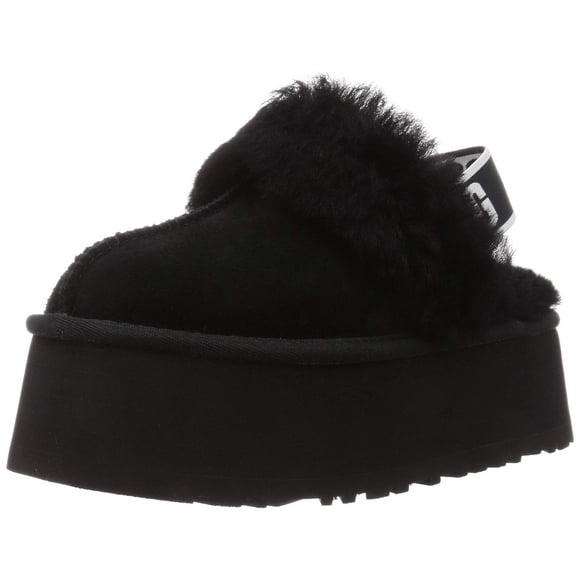 UGG Women's Funkette Slipper, BLACK, 5 M US