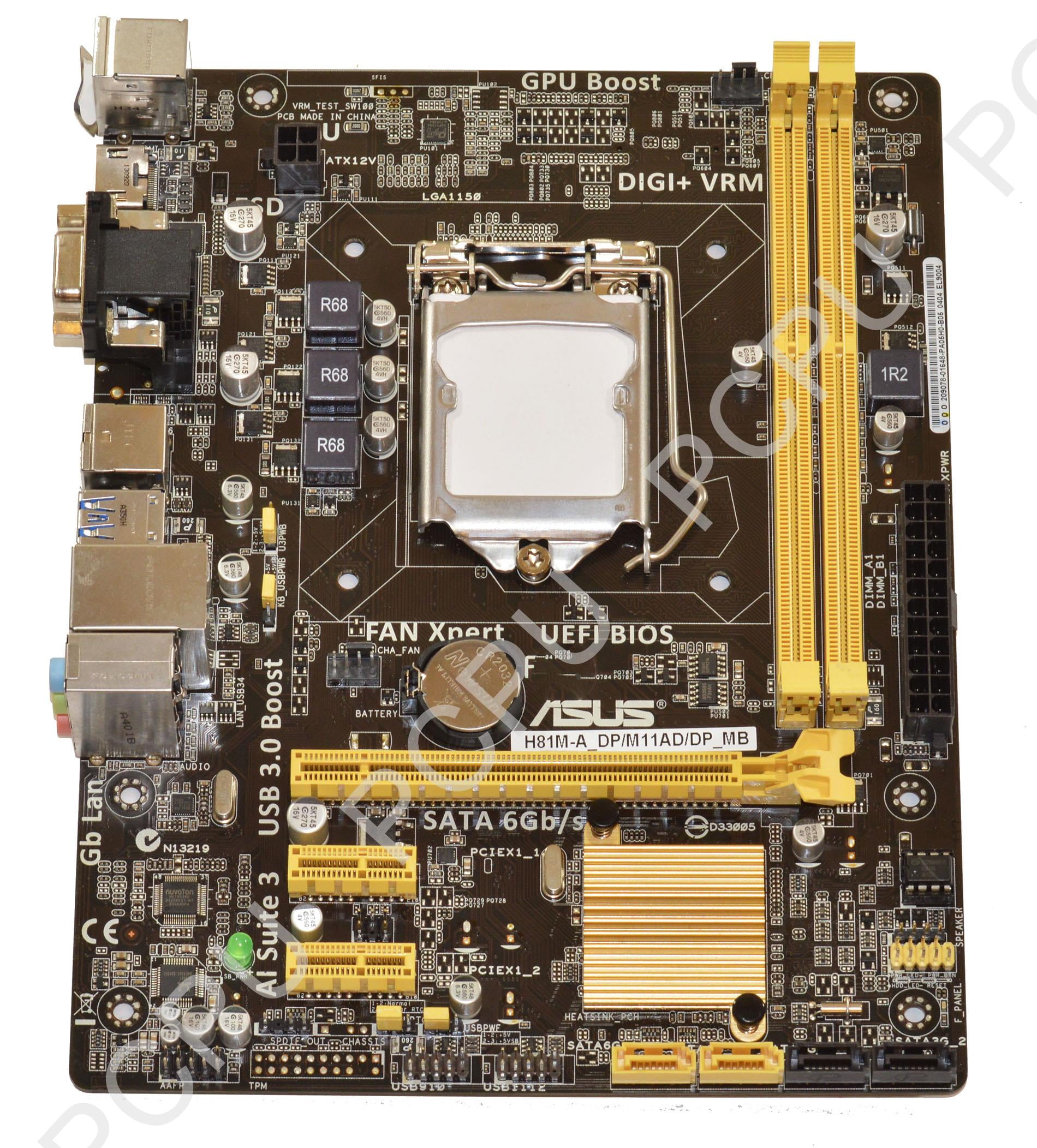 90PA05H0M0XBN0 Asus M11AD Intel Desktop Motherboard s1150