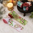 thumbnail image 3 of Xingzhi Cloth Festive Christmas Theme Gift Wrapping Ribbon Holiday Spirit And Handicraft Projects. Printed Type C, 3 of 6
