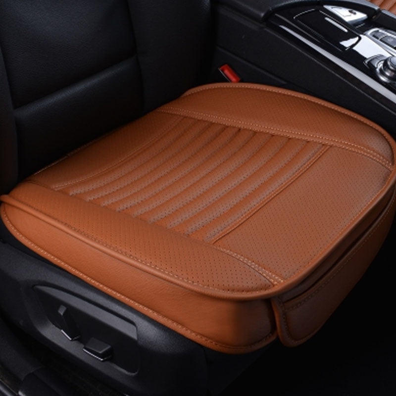 Car Seat Cushions Pu Leather Front Protection Seats Cover Edge Wrapping Bottom Covers Com - Leather Protection For Car Seats