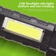 thumbnail image 5 of Linterna LED recargable con luces laterales COB Linterna portátil de mano impermeable de largo alcance para uso al aire libre, 5 of 8
