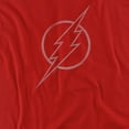 thumbnail image 3 of The Flash Line Logo 3 Kids T Shirt (Large) for Youth Toddler Boys and Girls, Red, 3 of 5