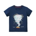 thumbnail image 2 of Boys T Shirts Kids Toddler Boys Summer Casual T Shirt Cartoon Tornado Print Short Sleeved Breathable Top Toddler T Shirts Navy 2 Years-3 Years, 2 of 7