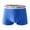 Blue, variant on Xuety Underwear for men Traditional Cotton Boxer Briefs No Fly 3D Pouch Mens Underwear