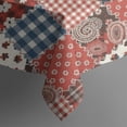 thumbnail image 5 of Pioneer Flower Floral Print Pattern Square Tablecloth, Waterproof Wipeable Spillproof Washable Table Cover for Home Kitchen Party Decor, 42"x42", 5 of 6