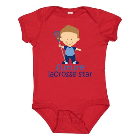 

Inktastic Future Lacrosse Star Boy Gift Baby Boy Bodysuit