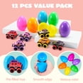thumbnail image 4 of Huevos de Pascua rellenos con Monster Cars retráctiles, 12 unidades JOYIN, 4 of 9