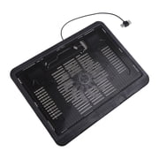 12-14 Inch Portable Ultra-Slim Laptop Cooling Pad Stand with Quiet and LED Screen Adjustable Heightening Pad