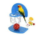 thumbnail image 3 of 6PCS Bird Toy Set Including Basketball Stand Mini Basketball Mini Balls Bell, 3 of 3