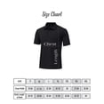 thumbnail image 2 of Zfeel Men High Performance Pure Dry Fit Poly Polos, Comfortable Short Sleeve Shirt, Black, S, 2 of 5