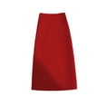 thumbnail image 2 of Aofany Pencil Skirt for Women Basic Stretch Bodycon Midi Below the Knee Skirts High Waist Business Work Office Wrap Skirts, 2 of 4